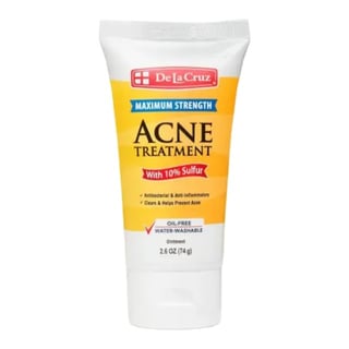 De La Cruz Maximum Strength Acne Treatment With 10% Sulfur Ointment Mask