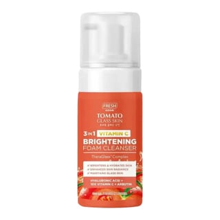 Fresh Skinlab Tomato Glass Skin 3 In 1 Vitamin C Brightening Foam Cleanser