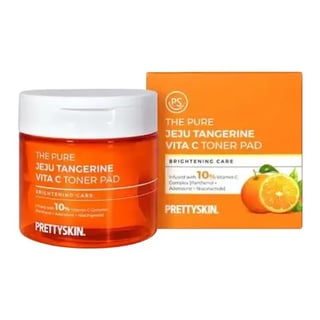 Pretty Skin The Pure Jeju Tangerine Vita C Toner Pad