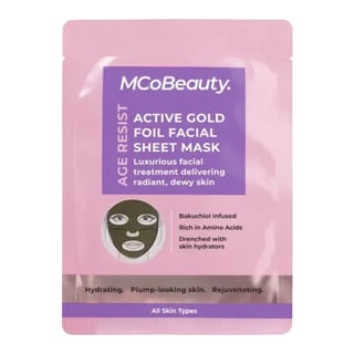 MCoBeauty. Active Gold Foil Facial Sheet Mask