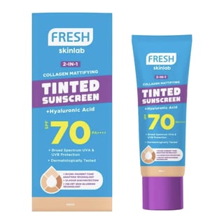 Fresh Skinlab 2 In 1 Collagen Mattifying Tinted Sunscreen SPF 70