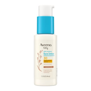 Aveeno Baby Daily Moisture Face Lotion & Mineral Sunscreen SPF 30