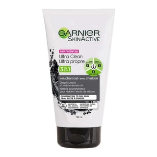 Garnier SkinActive Ultra Clean 3-In-1 Cleanser With Charcoal