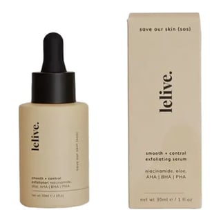 Lelive Save Our Skin (SOS) Smooth + Control Exfoliating Serum