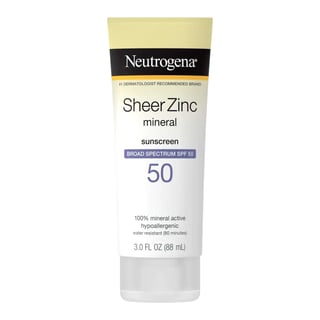 Neutrogena Sheer Zinc Mineral Sunscreen Lotion SPF 50