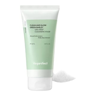 Veganifect Clean And Glow Green Barley LHA Deep Cleansing Foam