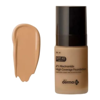 The Derma Co 2% Niacinamide High Coverage Foundation SPF 40