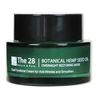 The 28 Nature & Pure Botanical Hemp Seed Oil Overnight Restoring Mask