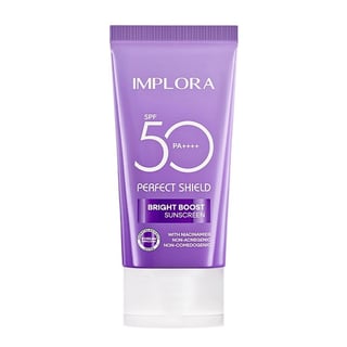 Implora Perfect Shield Bright Boost واقٍ من الشمس SPF 50