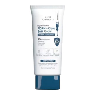 Luxe Organix High Protection PDRN+Cera Soft Glow Serum Sunscreen SPF 50+
