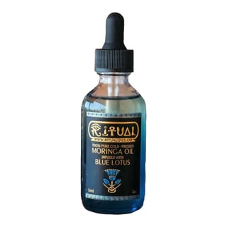 Ritual Oils 100% Pure Cold-Pressed Moringa Oil Infused With Blue Lotus