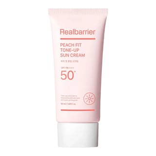 Real Barrier Peach Fit Tone-Up Sun Cream SPF 50+ PA++++