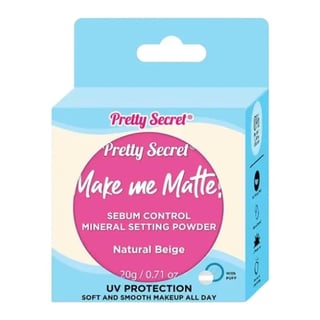 Pretty Secret Make Me Matte! Sebum Control Mineral Setting Powder