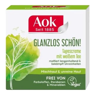 Aok Glanzlos Schön! Tagescreme Mit Weißem Tee