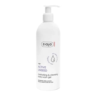 Ziaja Med Active Linseed Moisturising & Cleansing Body Wash Gel