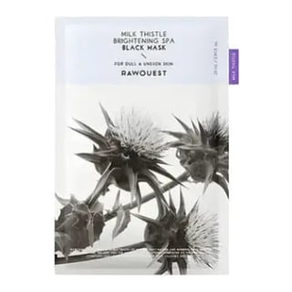 Rawquest Milk Thistle Brightening Spa Black Mask