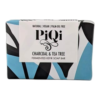 PiQi Charcoal + Tea Tree Kefir Soap