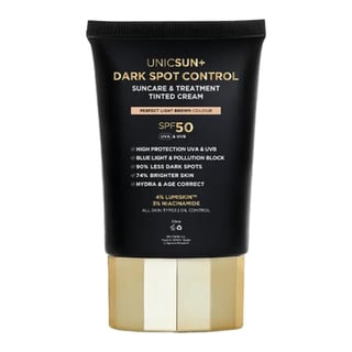 Unicskin Unicsun+ Dark Spot Control Suncare & Treatment Tinted Cream SPF 50