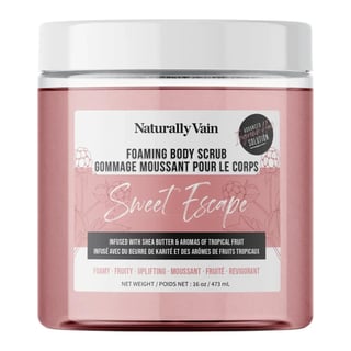 Naturally Vain Sweet Escape Foaming Body Scrub
