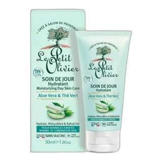 Le Petit Olivier Moisturizing Day Skin Care With Aloe Vera