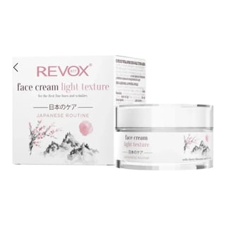 REVOX B77 Japanese Routine Face Cream Light Texture