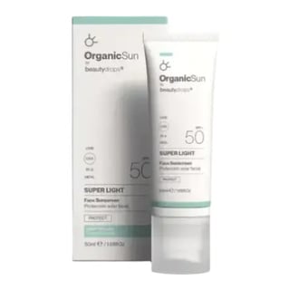 beauty drops Organic Sun Super Light SPF 50 Face Sunscreen