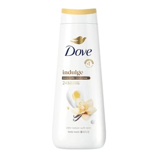 Dove Indulge Warm Vanilla + Sweet Cream 24hr Lotion-Soft Skin Body Wash