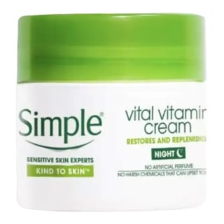 Simple Skincare Kind to Skin Vital Vitamin Night Cream