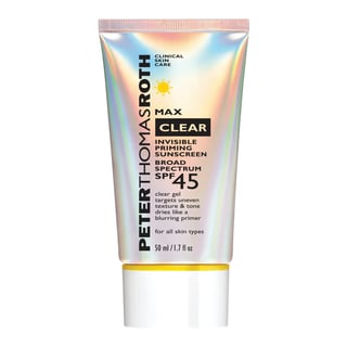 Peter Thomas Roth Max Clear Invisible Priming Sunscreen Broad Spectrum SPF 45