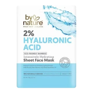 By Nature 2% Hyaluronic Acid Intensively Hydrating Sheet Face Mask