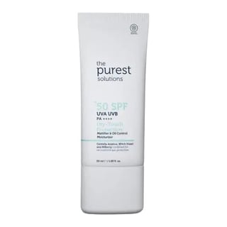 The Purest Solutions Matte Finish Sunscreen for Oily Skin 50+ SPF Dry Touch
