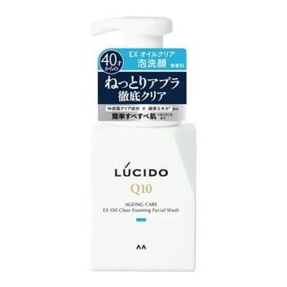 Mandom Lucido Q10 Ageing Care Ex Oil Clear Foaming Facial Wash