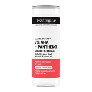 Neutrogena Clear & Defend+ Liquid Exfoliant With AHA + Panthenol