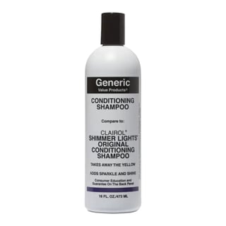 Generic Value Products Conditioning Shampoo Compare To Clairol Shimmer Lights