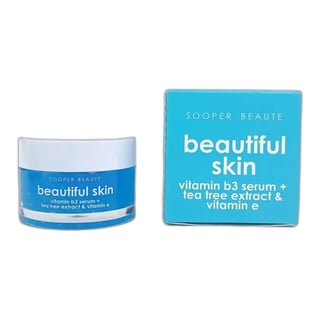 Sooper Beaute Beautiful Skin Vitamin B3 Serum + Tea Tree Extract & Vitamin E