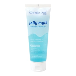 The Creme Shop Jelly Mylk Double Cleanser (Vegan) | Green Tea + White Water Lily + Rice Enzyme
