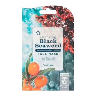 Superdrug Black Seaweed Peel Off Face Mask
