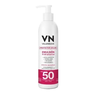 Villeneuve Protector Solar SPF 50 Emulsion Hidratante