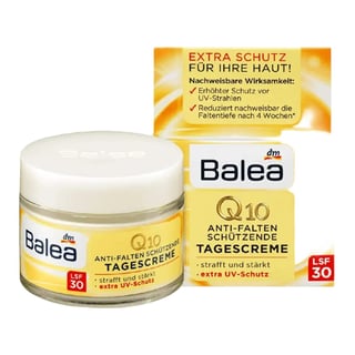Balea Q10 Anti-Falten Tagescreme LSF 30