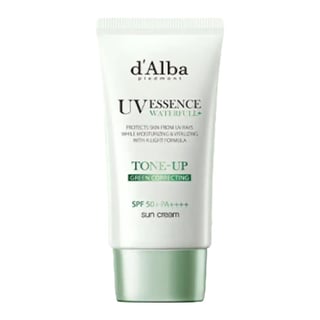D'Alba UV Essence Waterfull+ Tone Up Green Correcting Sun Cream SPF 50+