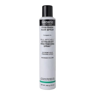 Generic Value Products Firm Finish Hair Spray Compare To Paul Mitchell Extra-Body Firm Finishing Spray