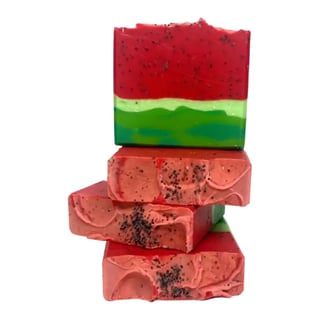 Soap Cute California Watermelon Body Bar
