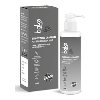 Bake 5% Activated Charcoal Deep Pore Face Cleanser