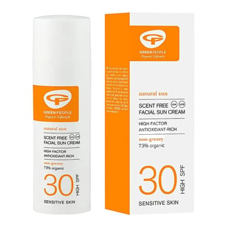 Green People Scent Free Facial Sun Cream - SPF30