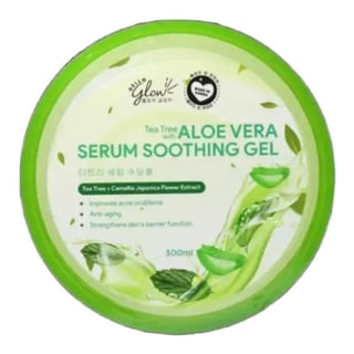 Hello Glow Tea Tree With Aloe Vera Serum Soothing Gel