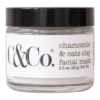 C&Co Handcrafted Skincare Chamomile & Oats Clay Facial Mask