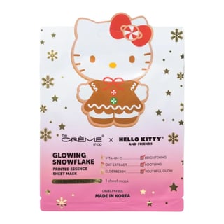 The Creme Shop Hello Kitty Glowing Snowflake Printed Essence Sheet Mask