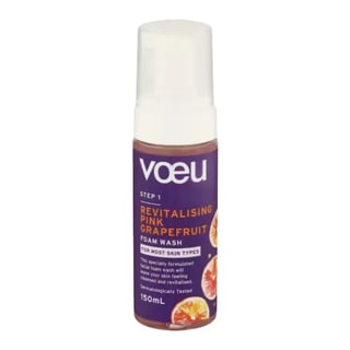 Voeu Revitalising Pink Grapefruit Foam Wash