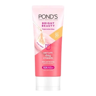 Pond's Bright Beauty Triple Action Glow Skin Perfecting Serum Day Cream SPF 30 PA+++