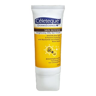 Celeteque Skin Defense Brightening Silky Sun Cream SPF 60+